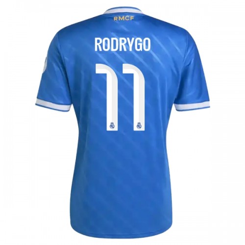 Camisola do Real Madrid Rodrygo 11 Equipamento Terceiro 2025-26 Camisola do Real Madrid Rodrygo 11 Equipamento Terceiro 2025-26